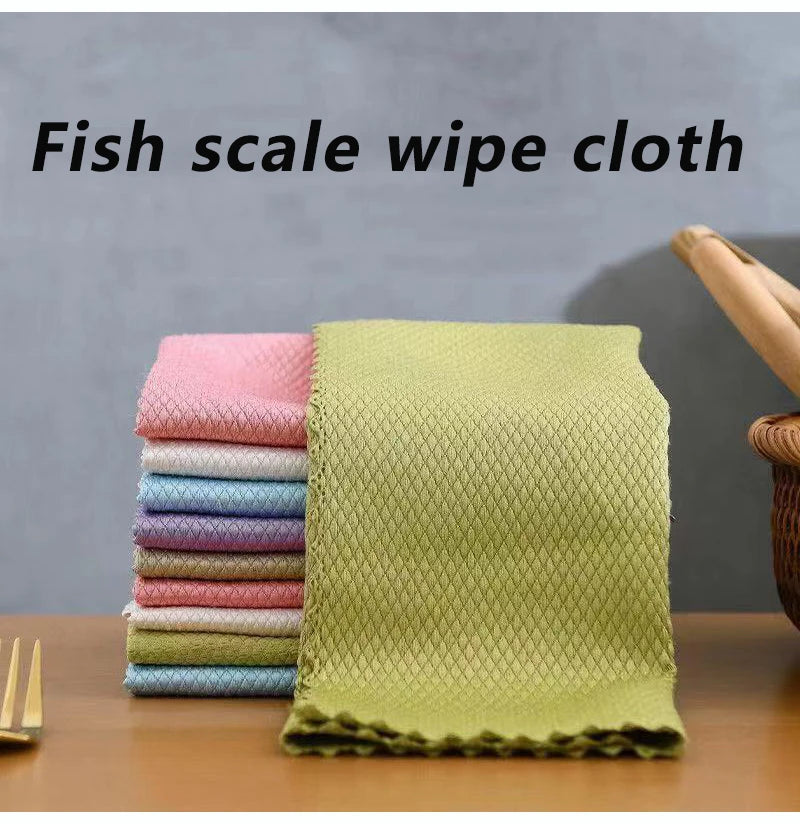 OptiWipe Pro – 5-Pack Premium Microfiber Cleaning Cloths | Streak-Free Glass, Window & Kitchen Towels