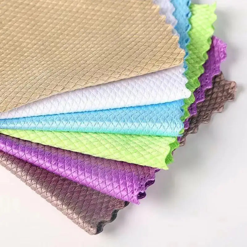 OptiWipe Pro – 5-Pack Premium Microfiber Cleaning Cloths | Streak-Free Glass, Window & Kitchen Towels