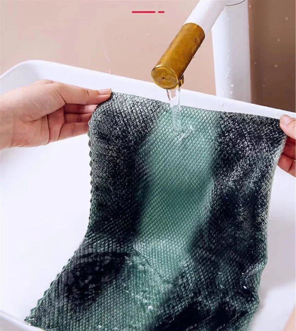 OptiWipe Pro – 5-Pack Premium Microfiber Cleaning Cloths | Streak-Free Glass, Window & Kitchen Towels