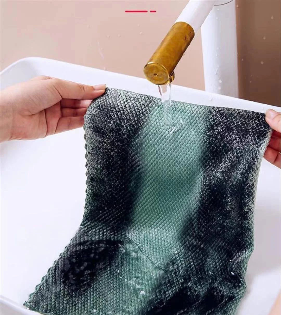 OptiWipe Pro – 5-Pack Premium Microfiber Cleaning Cloths | Streak-Free Glass, Window & Kitchen Towels