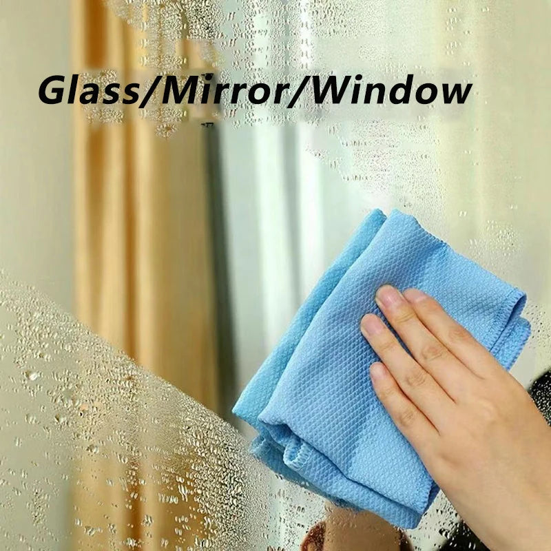 OptiWipe Pro – 5-Pack Premium Microfiber Cleaning Cloths | Streak-Free Glass, Window & Kitchen Towels