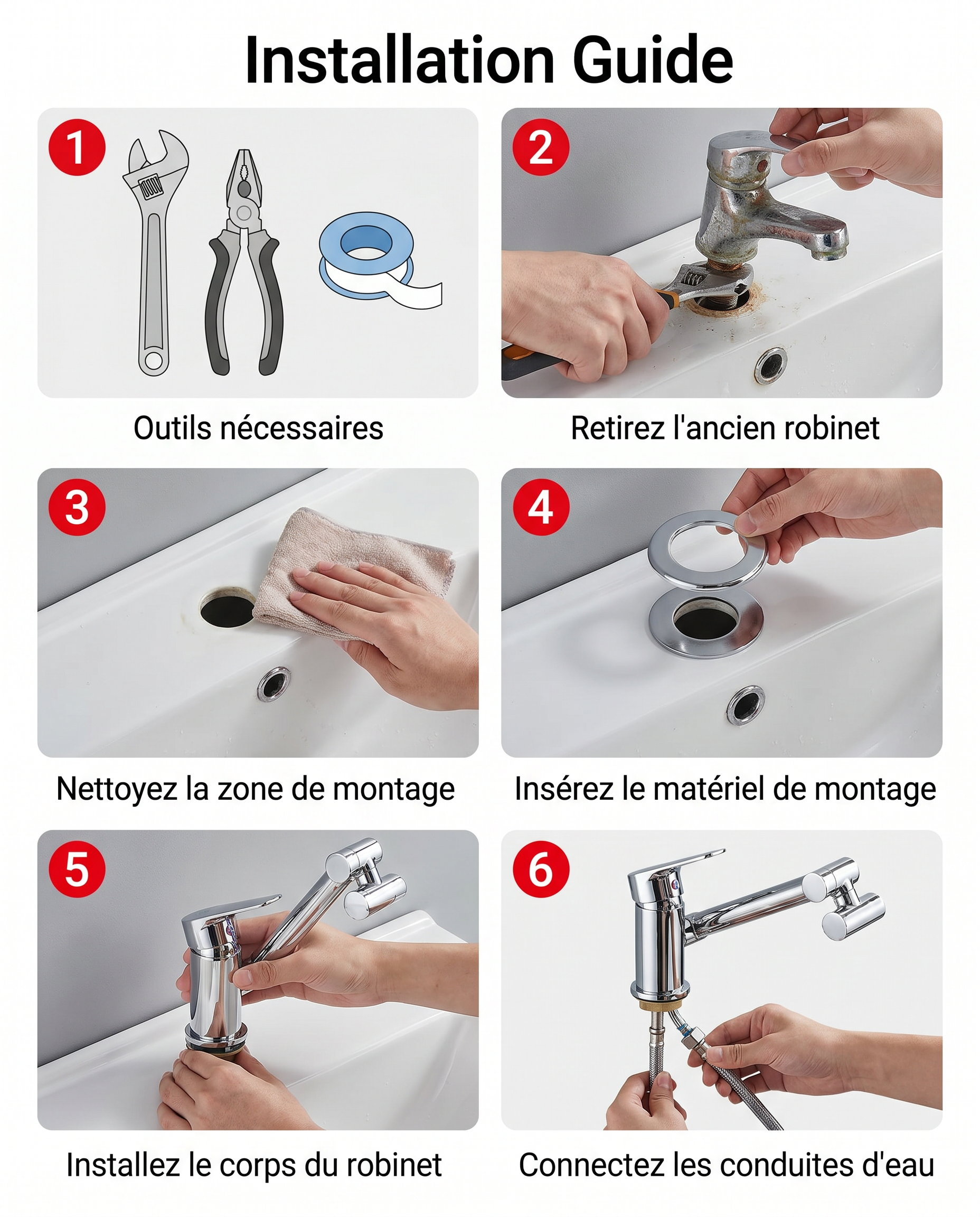 1440° Rotatable Faucet Aerator — Water Saving Splash-Proof Kitchen & Bathroom Tap Extender