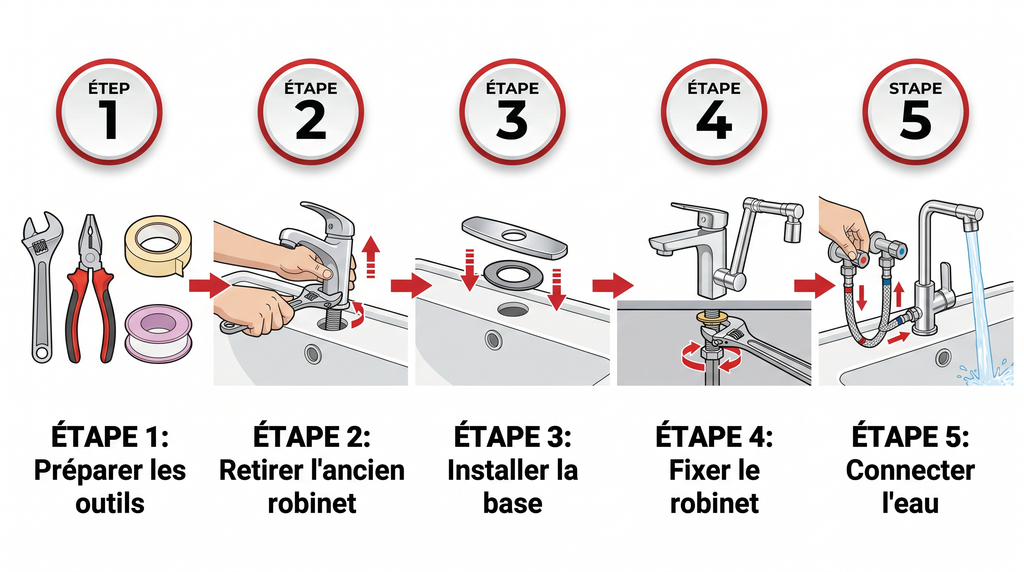 1440° Rotatable Faucet Aerator — Water Saving Splash-Proof Kitchen & Bathroom Tap Extender