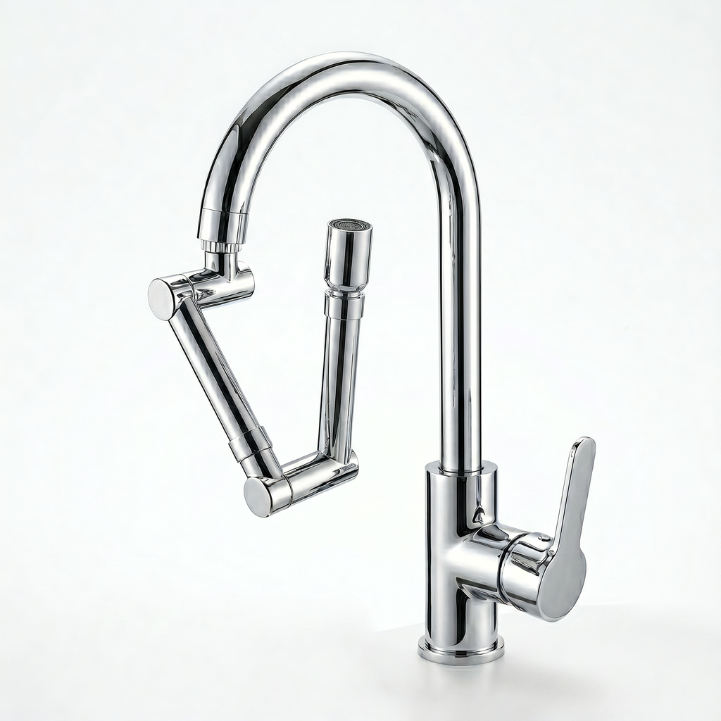 1440° Rotatable Faucet Aerator — Water Saving Splash-Proof Kitchen & Bathroom Tap Extender