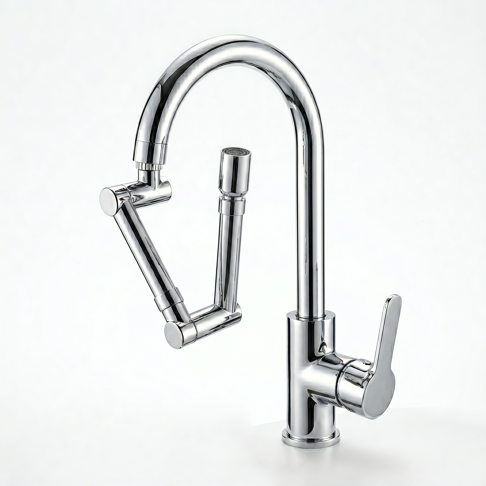 1440° Rotatable Faucet Aerator — Water Saving Splash-Proof Kitchen & Bathroom Tap Extender