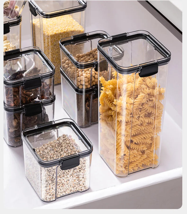 OptiSeal System – Airtight Modular Kitchen Storage Containers