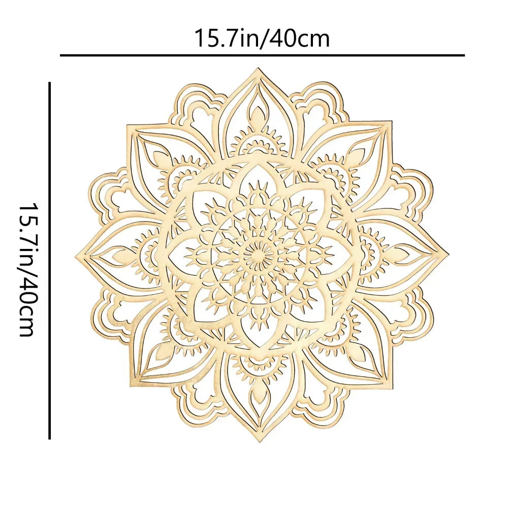OptiArt Mandala – Moroccan Iron Wall Art | Indian Mandala Statement Piece for Living Room