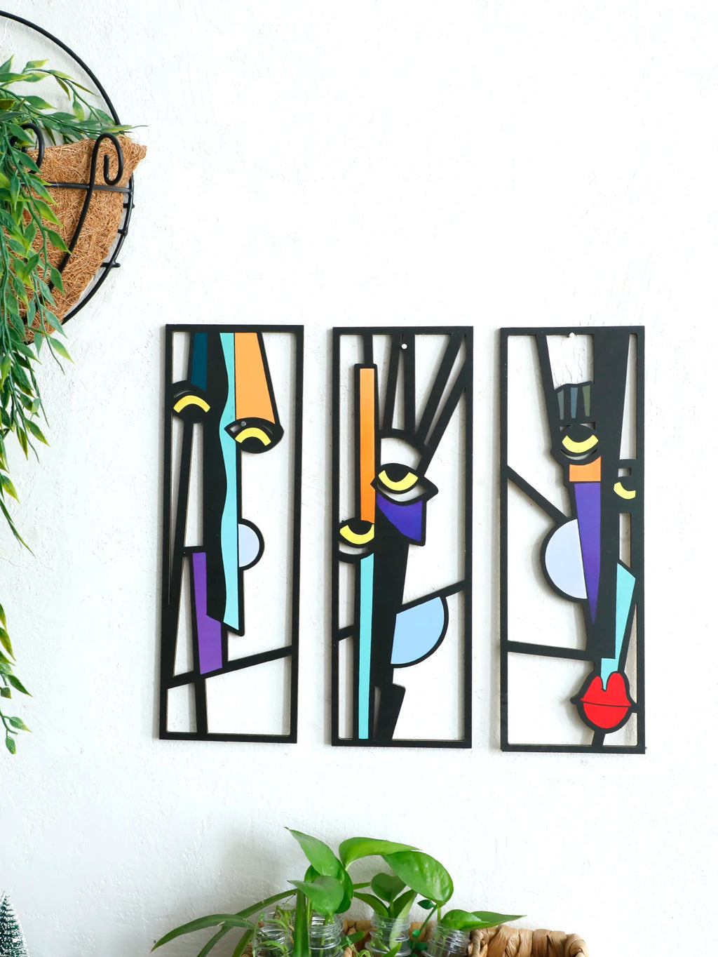 OptiArt Wood – 3D Wooden Wall Art Sculpture | Abstract Modern Home Decor Living Room