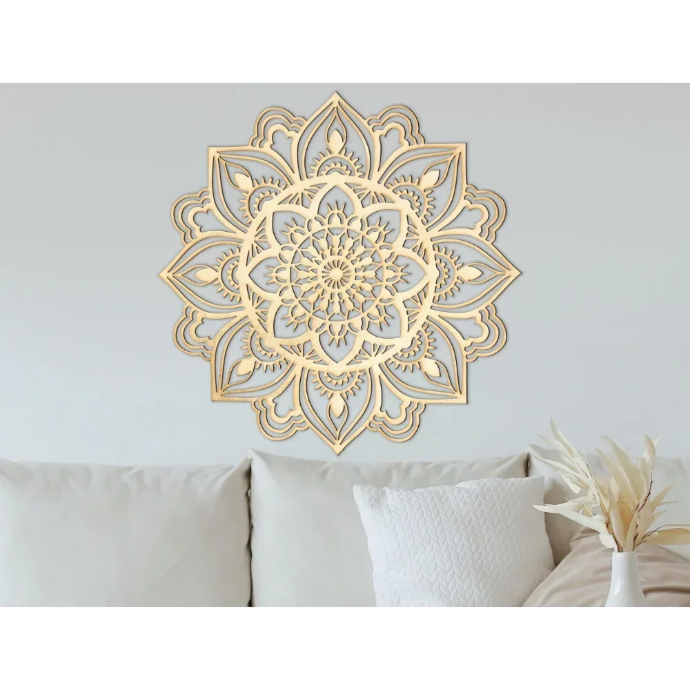 OptiArt Mandala – Moroccan Iron Wall Art | Indian Mandala Statement Piece for Living Room