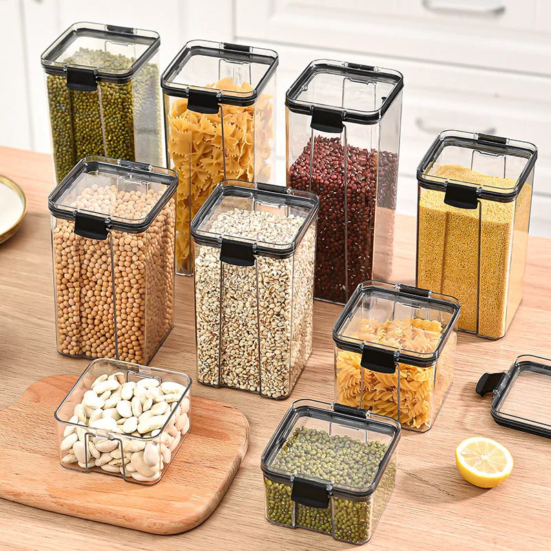 OptiSeal System – Airtight Modular Kitchen Storage Containers