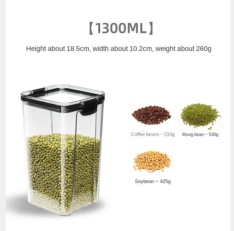 OptiSeal System – Airtight Modular Kitchen Storage Containers