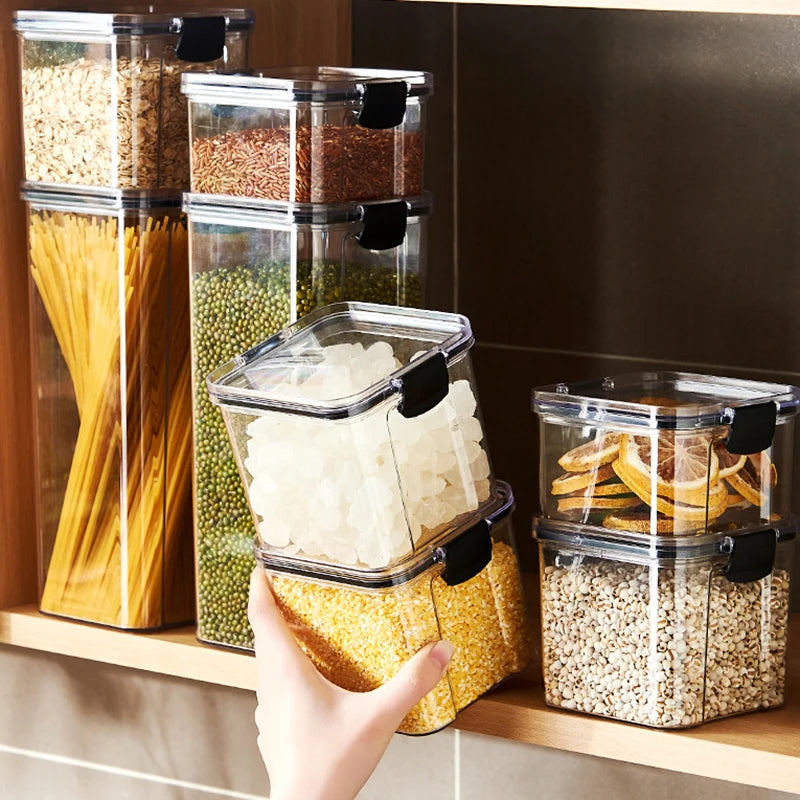 OptiSeal System – Airtight Modular Kitchen Storage Containers