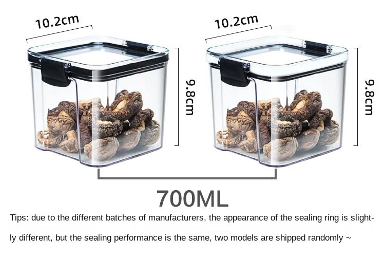 OptiSeal System – Airtight Modular Kitchen Storage Containers
