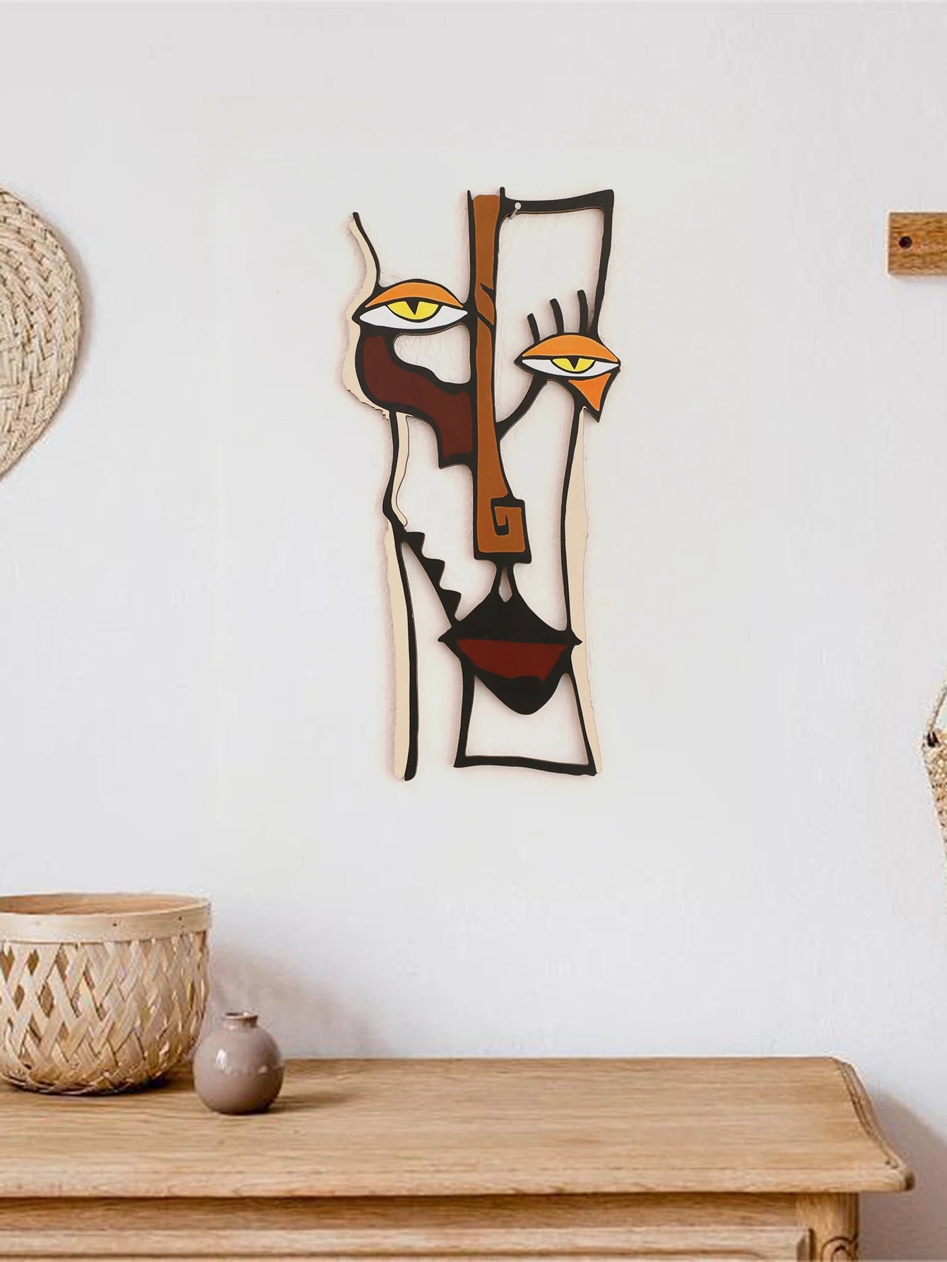 OptiArt Wood – 3D Wooden Wall Art Sculpture | Abstract Modern Home Decor Living Room