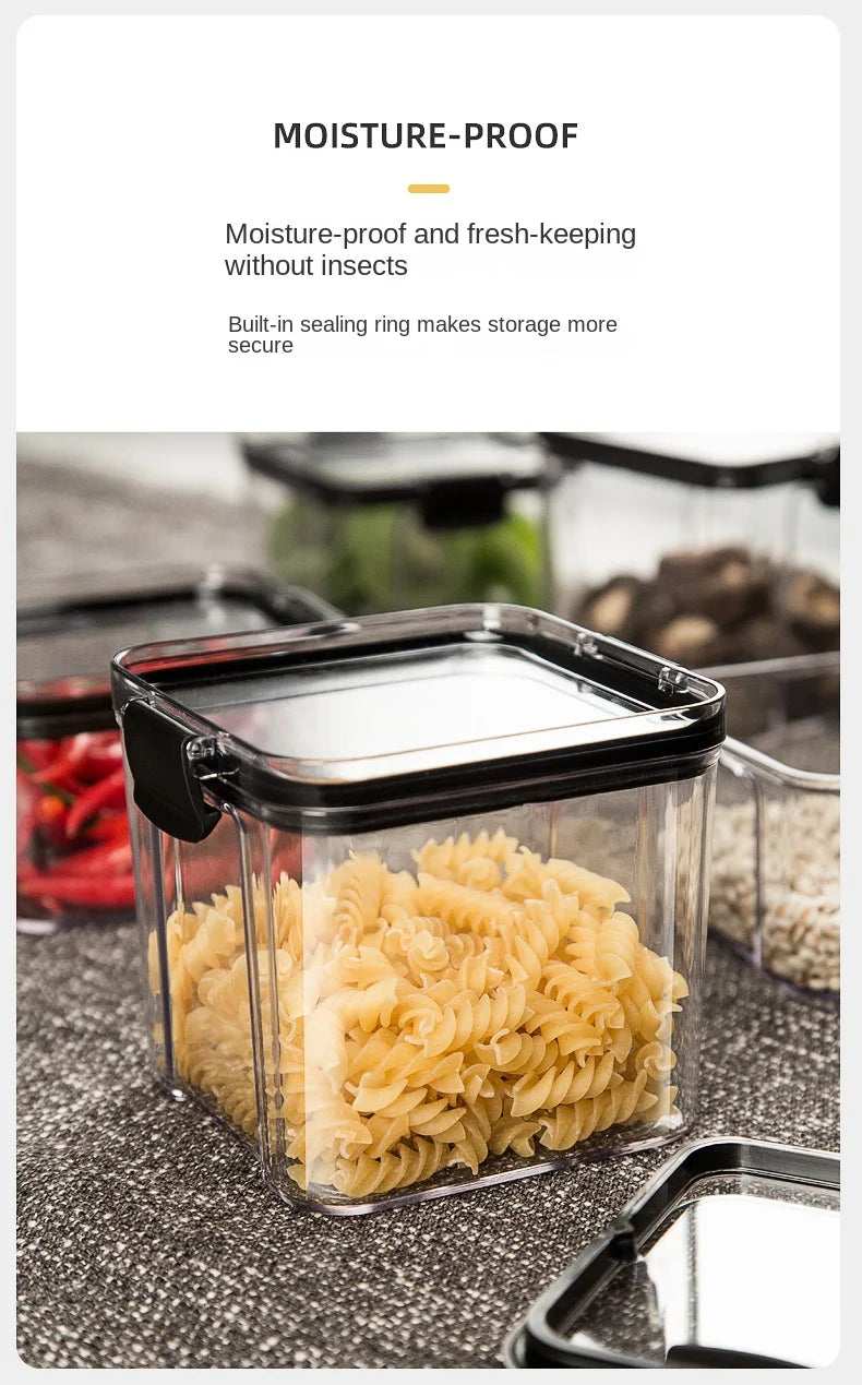 OptiSeal System – Airtight Modular Kitchen Storage Containers