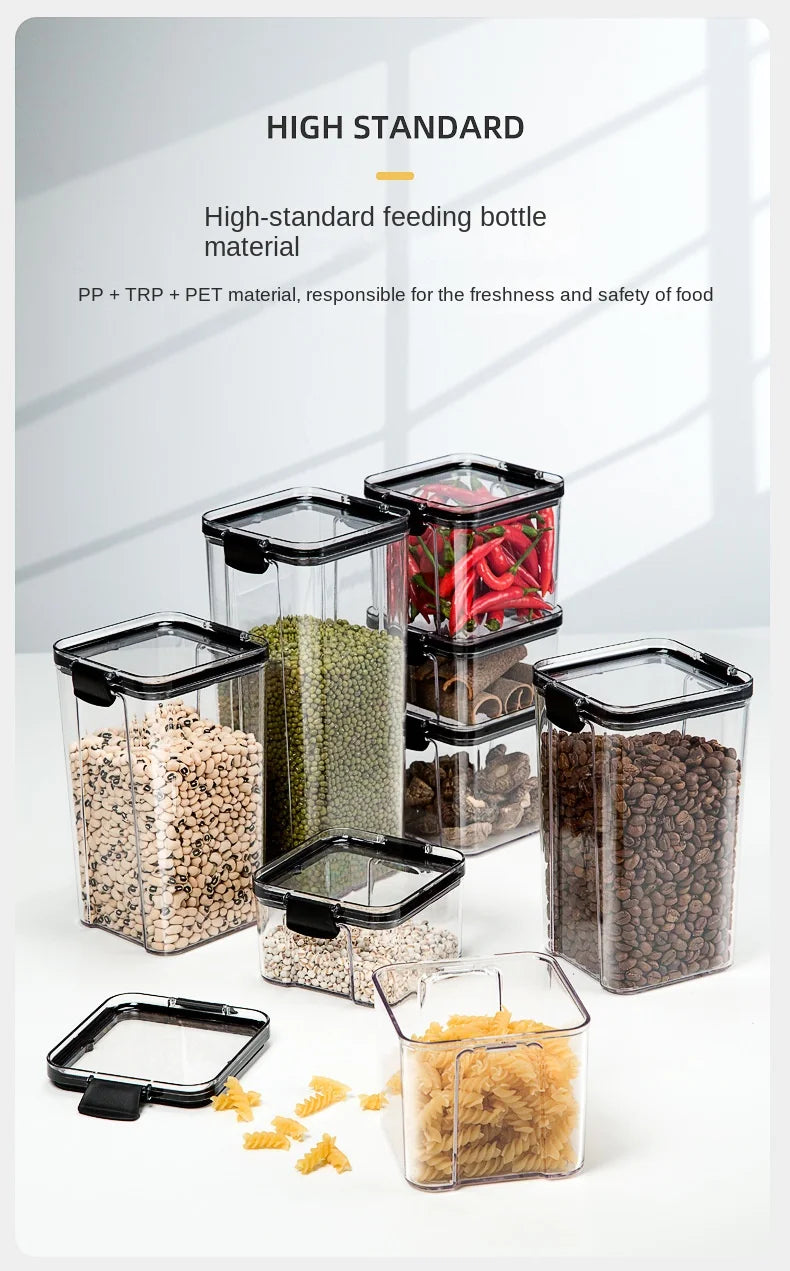 OptiSeal System – Airtight Modular Kitchen Storage Containers