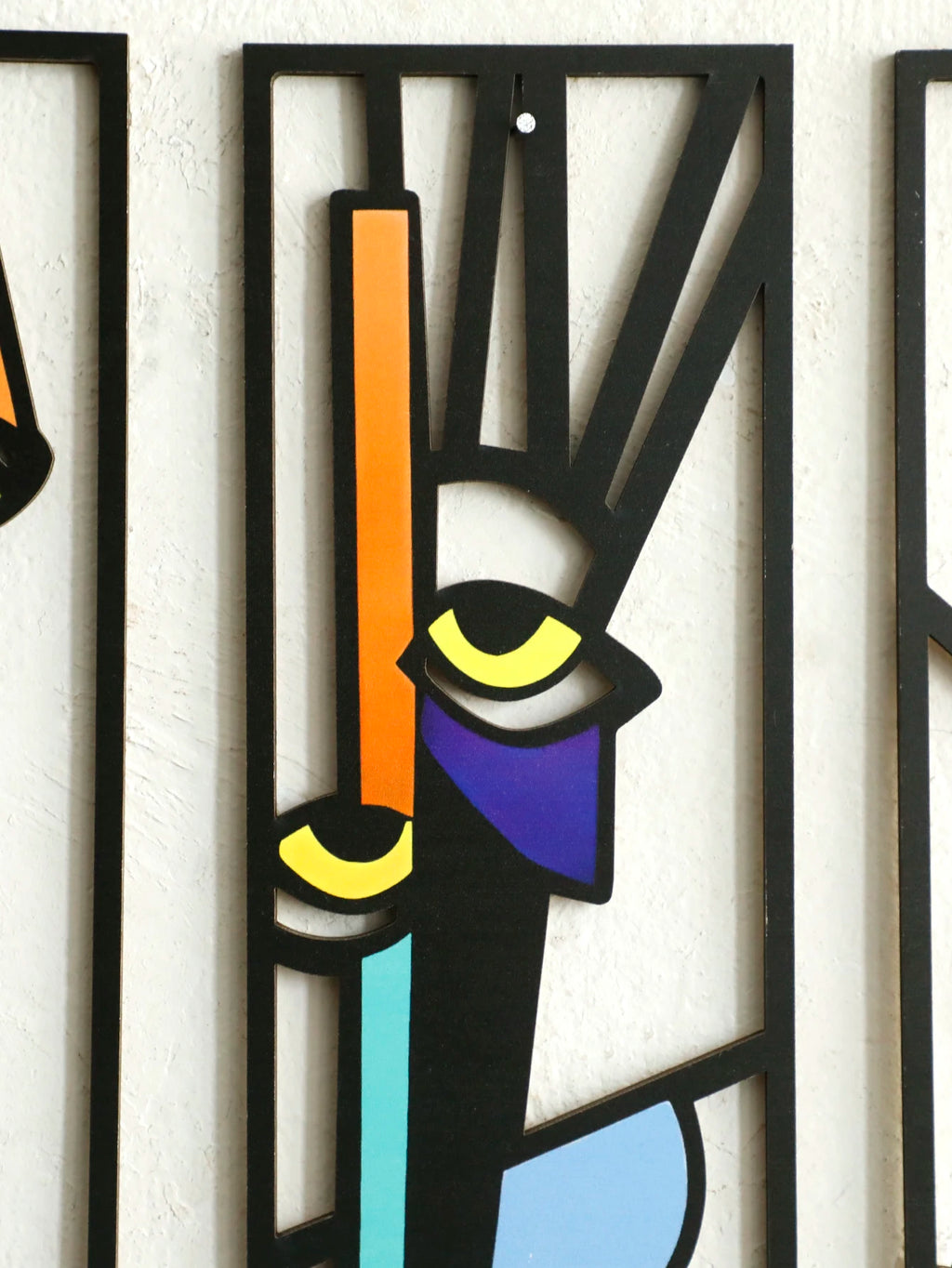 OptiArt Wood – 3D Wooden Wall Art Sculpture | Abstract Modern Home Decor Living Room