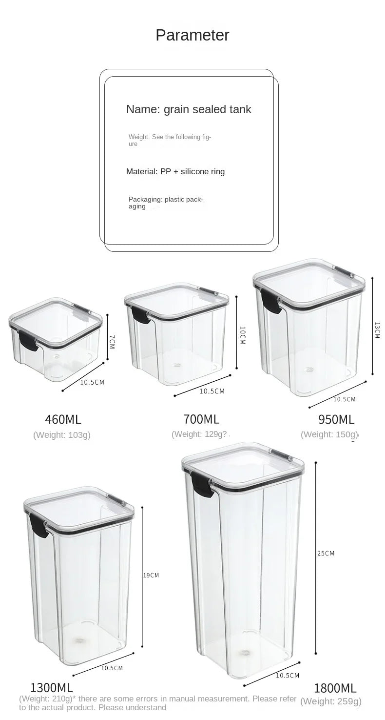 OptiSeal System – Airtight Modular Kitchen Storage Containers