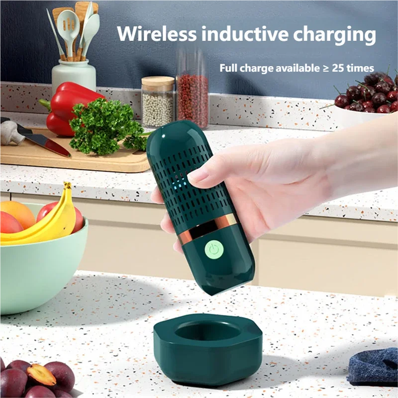 OptiPure Wash – Ultrasonic Fruit & Vegetable Cleaner | Cordless USB Rechargeable Food Purifier