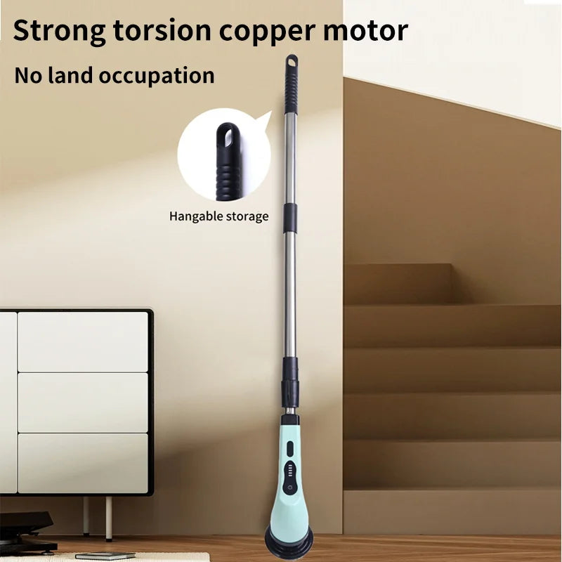 OptiScrub Pro – Cordless Electric Scrubber Brush | All Surface Deep Cleaner (3–9 Heads)