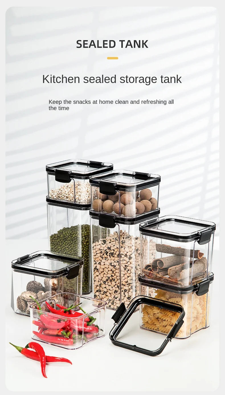 OptiSeal System – Airtight Modular Kitchen Storage Containers