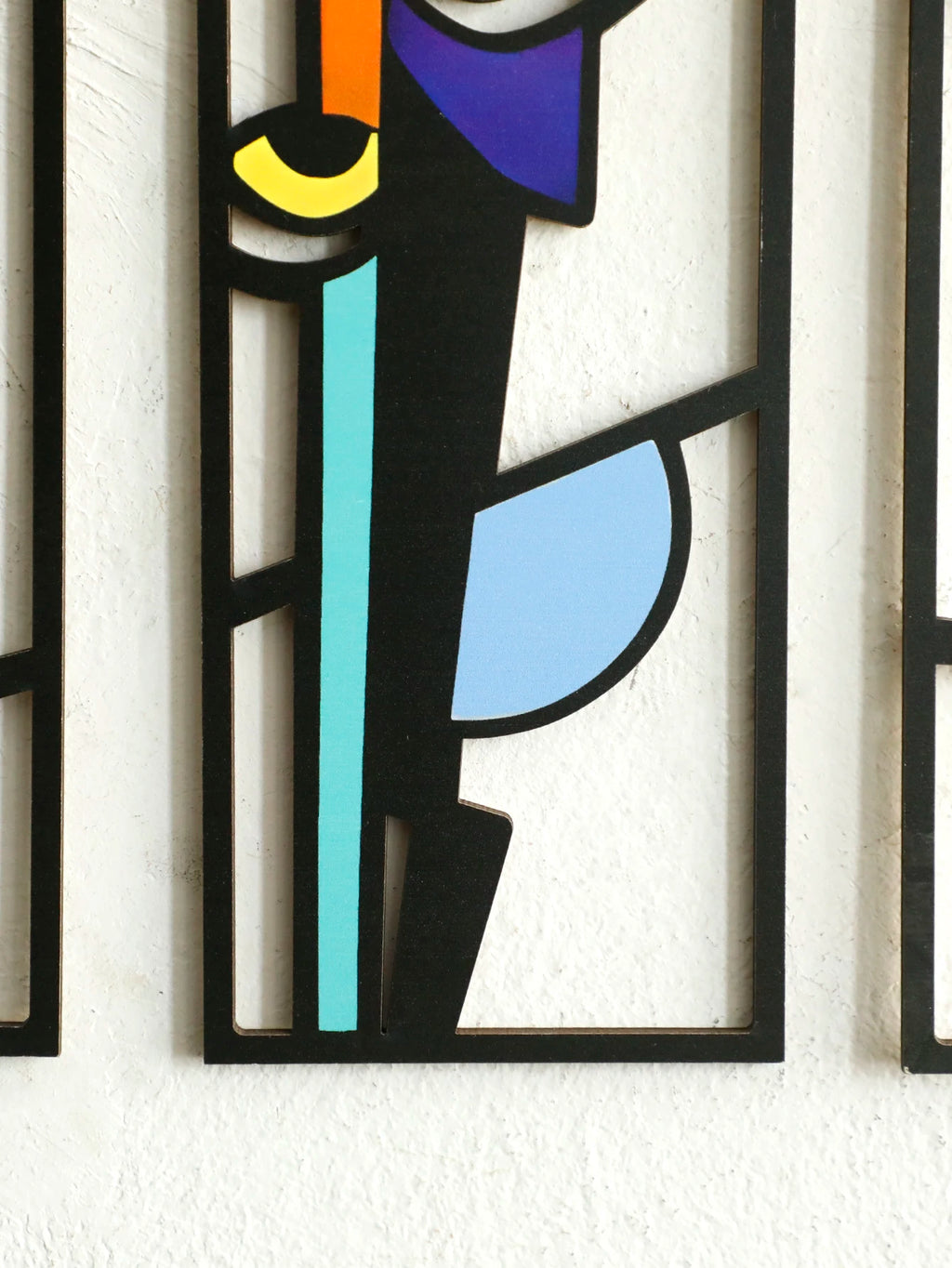 OptiArt Wood – 3D Wooden Wall Art Sculpture | Abstract Modern Home Decor Living Room