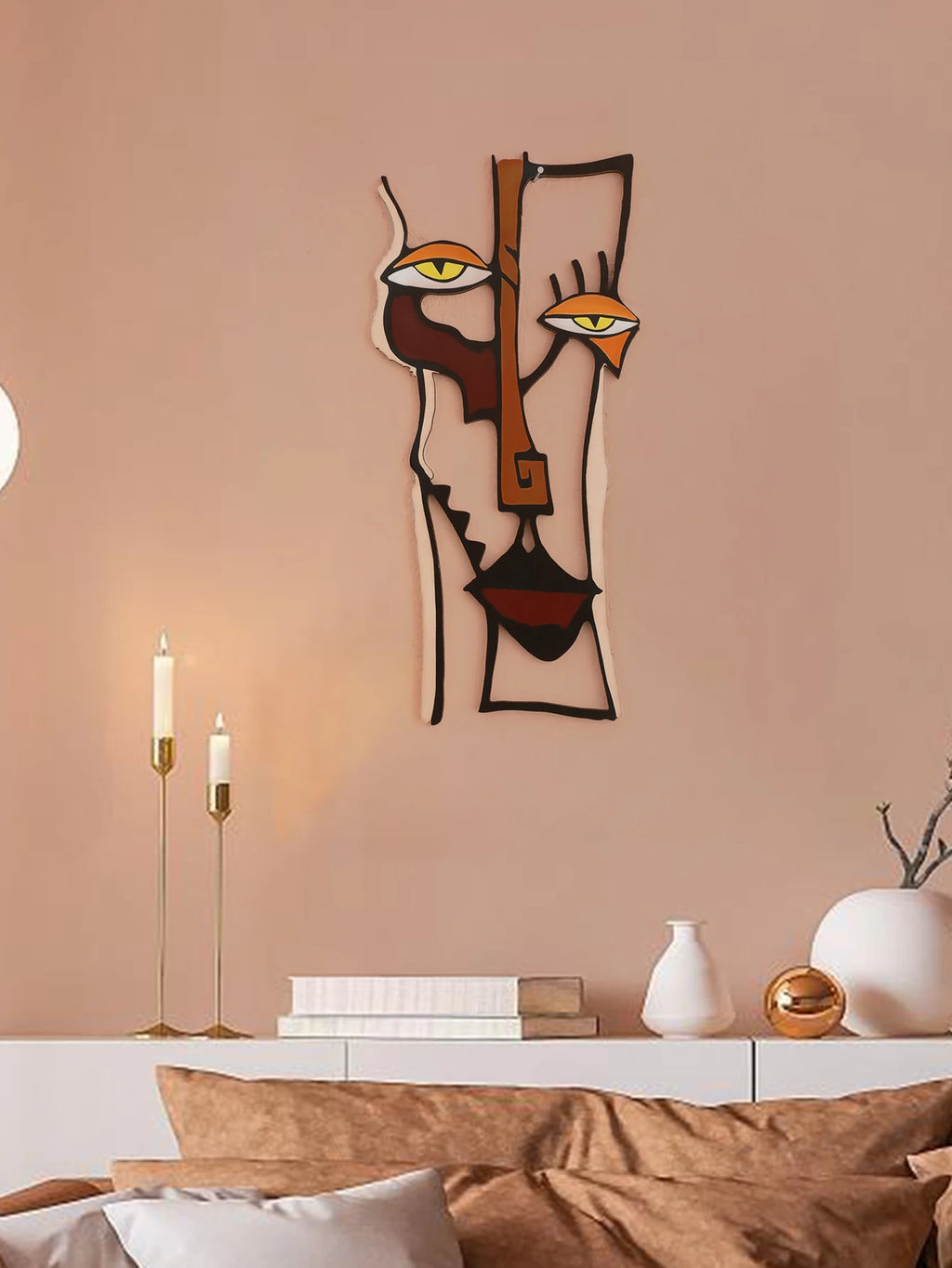OptiArt Wood – 3D Wooden Wall Art Sculpture | Abstract Modern Home Decor Living Room