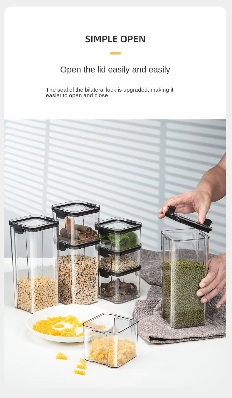 OptiSeal System – Airtight Modular Kitchen Storage Containers