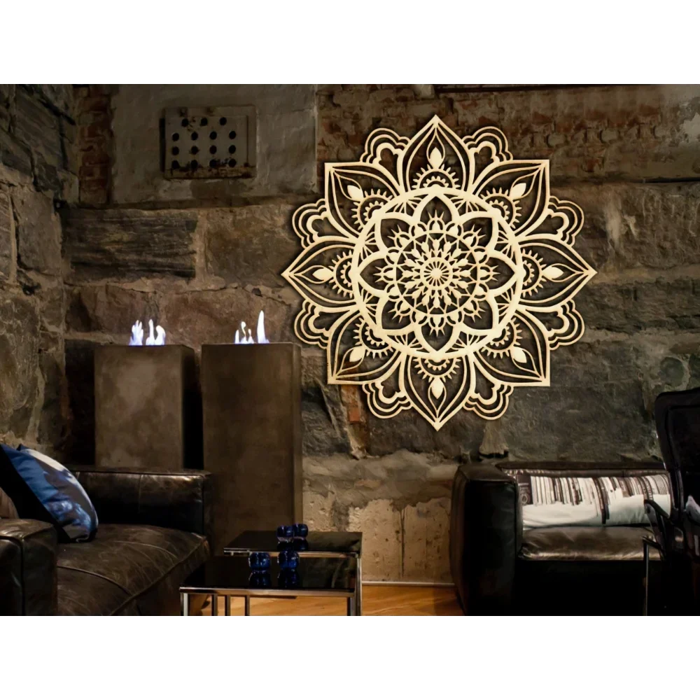 OptiArt Mandala – Moroccan Iron Wall Art | Indian Mandala Statement Piece for Living Room