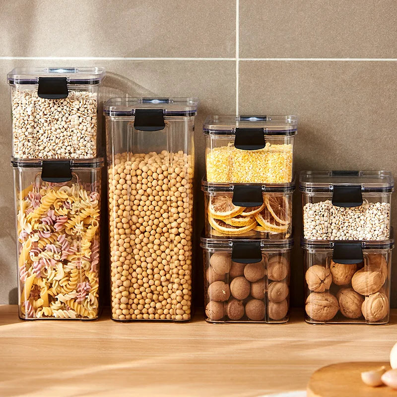 OptiSeal System – Airtight Modular Kitchen Storage Containers