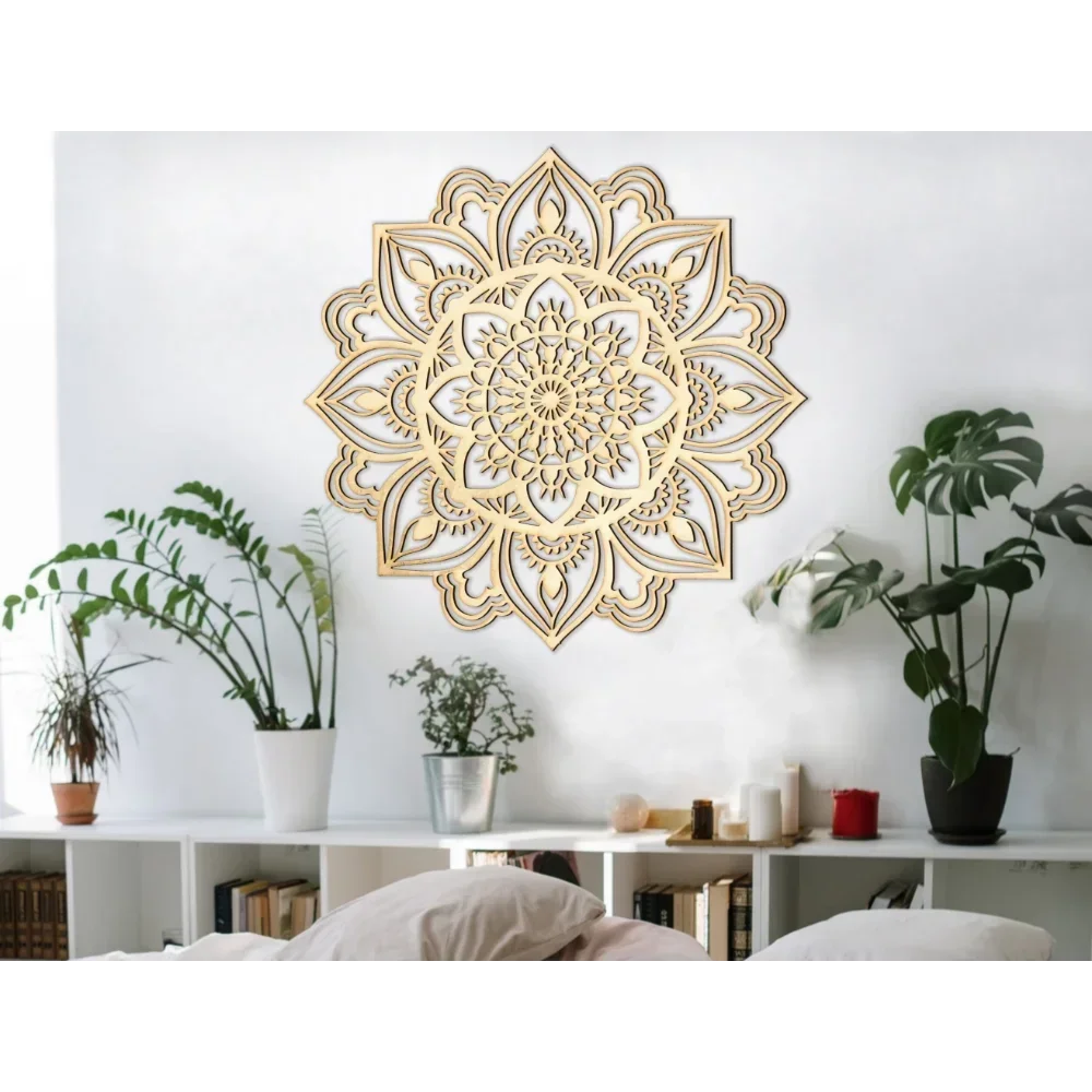 OptiArt Mandala – Moroccan Iron Wall Art | Indian Mandala Statement Piece for Living Room