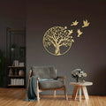 OptiArt Tree – Metal Tree of Life Wall Art | Indoor & Outdoor Decor, Anniversary Gift