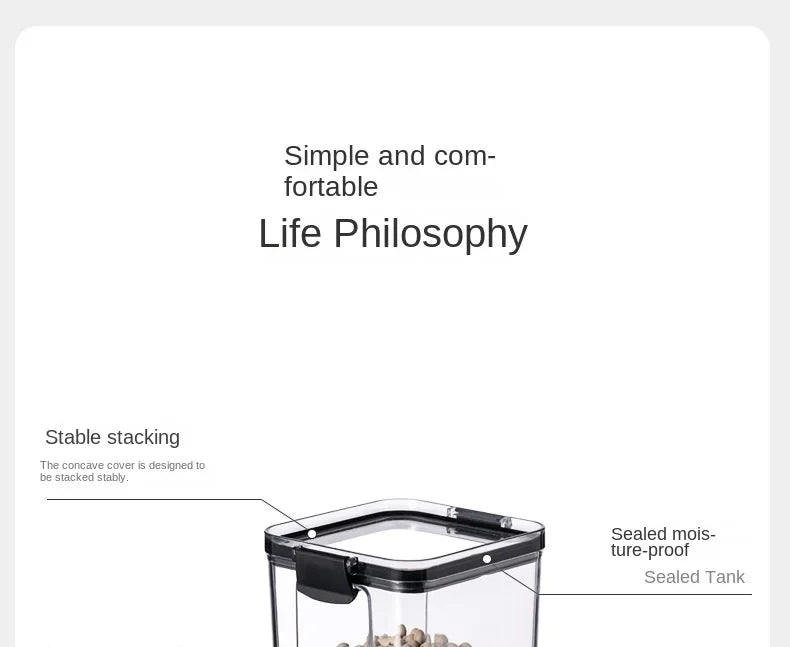 OptiSeal System – Airtight Modular Kitchen Storage Containers