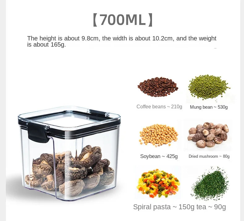 OptiSeal System – Airtight Modular Kitchen Storage Containers