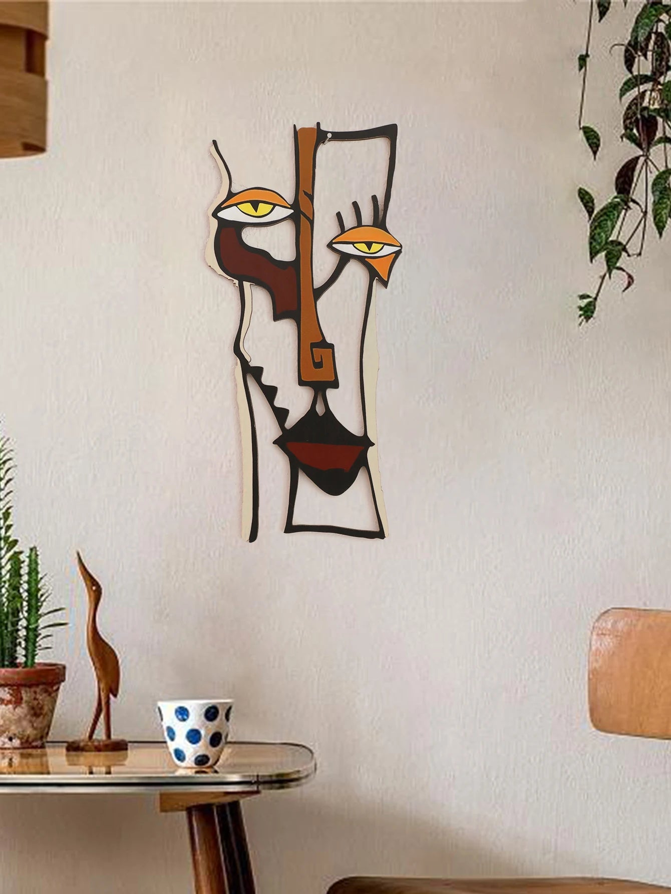 OptiArt Wood – 3D Wooden Wall Art Sculpture | Abstract Modern Home Decor Living Room