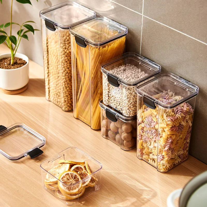 OptiSeal System – Airtight Modular Kitchen Storage Containers