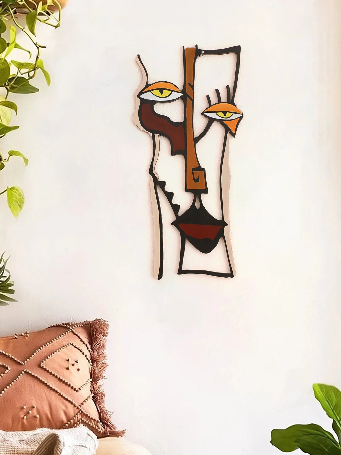 OptiArt Wood – 3D Wooden Wall Art Sculpture | Abstract Modern Home Decor Living Room