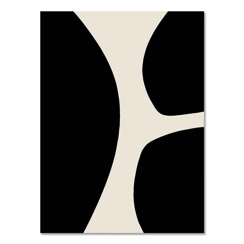 OptiArt Botanica – Boho Geometric Leaf Canvas Prints | Rainbow Abstract Wall Art for Living Room & Bedroom